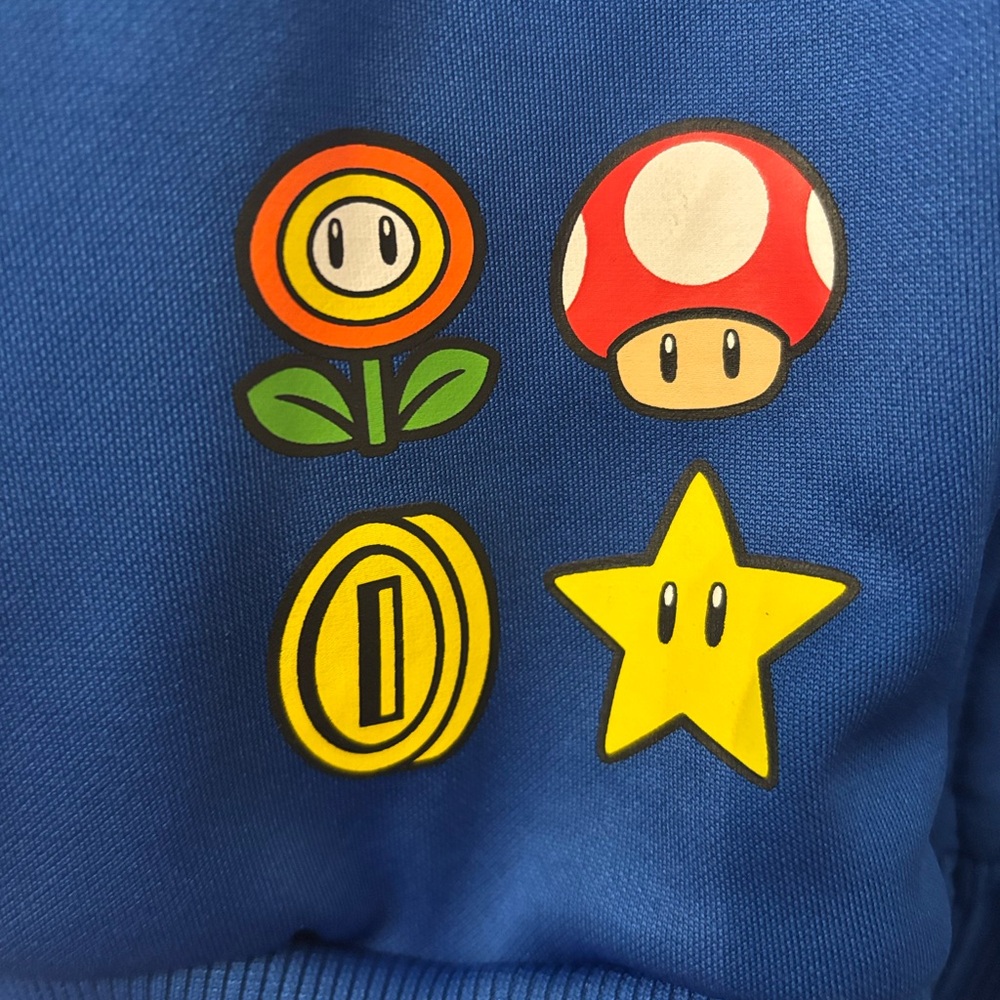 Super Mario Kids Lightweight Jacket-size 10-12 - Picture 3 of 9